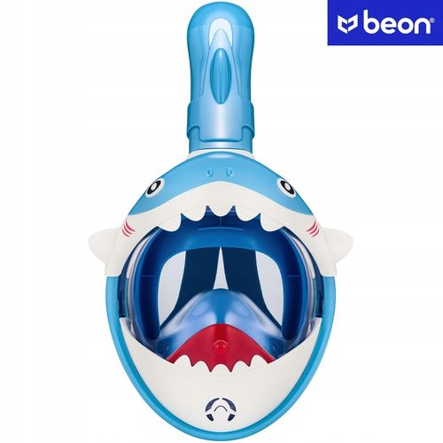 MASKA DO NURKOWANIA DLA DZIECI PEŁNOTWARZOWA DO SKORKELINGU PŁYWANIA REKIN na Arena.pl