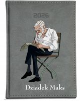 KALENDARZ A4 2026 DZIENNY KSIAŻKOWY NADRUK NA DZIEŃ DZIADKA Z IMIENIEM