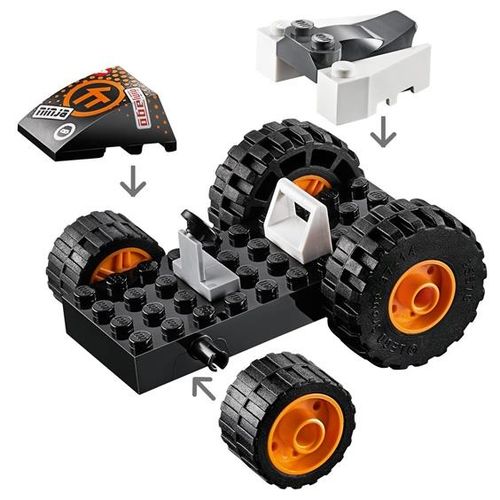 Klocki Lego Ninjago Samochód Cole'a 71706 na Arena.pl