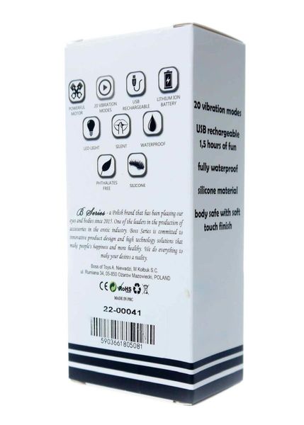 Stymulator-Rechargeable Mini Masager USB 20 Functions - Pink zdjęcie 11