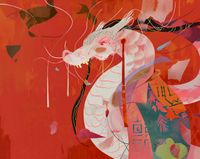 Plakat 76x60,5cm Orientacyjny Smok