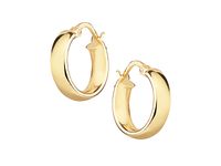 POZŁACANE SREBRNE KOLCZYKI KÓŁKA KÓŁECZKA 1.5CM KREOLE POLEROWANE POŁYSK