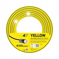 CELLFAST WĄŻ OGRODOWY YELLOW 4-WARSTWOWY 20bar 1'' 10m 10-534 POLSKI