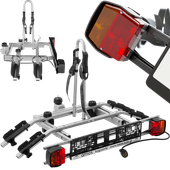 BAGAŻNIK ROWEROWY NA HAK Amos Tytan 2 rowery UCHYLANY ZAMYKANY UDŹWIG 75KG