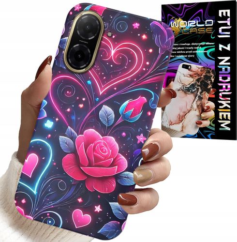 ETUI DO XIAOMI POCO X7 PRO 5G - SERCE, RÓŻA, NASTOLETNIE CASE + SZKŁO na Arena.pl