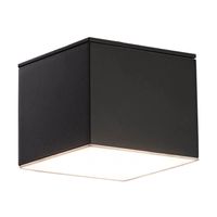 Natynkowa LAMPA sufitowa SUWA 1175 Shilo metalowa OPRAWA kwadratowa downlight kostka cube czarna