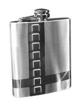 Piersiówka Stal Nierdzewna 8 OZ Krzyż