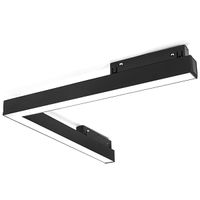 Lampa narożna magnetyczna szynowa 3-fazowa 667 Domeno LED 24W 4000K czarna