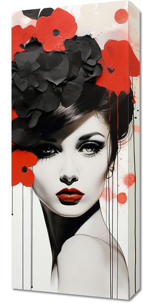 Obraz 30x70cm Kwiatowa Pasja zdjęcie 1