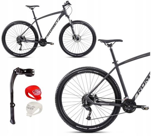 ROWER GÓRSKI MTB 29 ROMET RAMBLER R9.4 SHIMANO OŚWIETLENIE I STOPKA GRATIS na Arena.pl