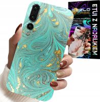 ETUI DO HUAWEI P20 PLUS - MARMURKOWE WZORY + FOLIA HYDROŻEL
