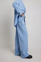 NA-KD spodnie eleganckie damskie palazzo długa niebieski rozmiar 36