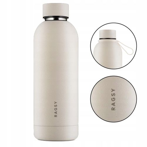 Butelka Termiczna Mojo 500 ml BPA FREE 12/24H - Sand/Piaskowa/Beżowa na Arena.pl