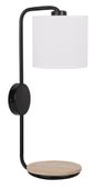 Alpine lampa kinkiet 1x40W E14 czarny