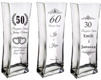 Wazon PREZENT na okrągłe urodziny 30 40 50 60 70