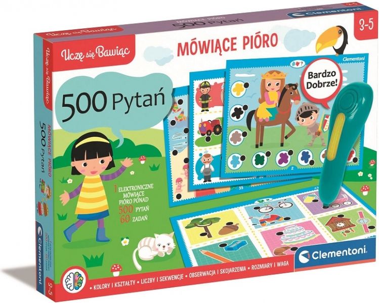 Mówiące pióro 500 pytań Clementoni zdjęcie 1