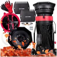 ROZDRABNIACZ DO LIŚCI MULCZER ROZDRABNIARKA ELEKTRYCZNY DUŻY ZBIORNIK