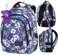 PLECAK CoolPack SZKOLNY MŁODZIEŻOWY Drafter FLOWER ZEBRA+GRATIS