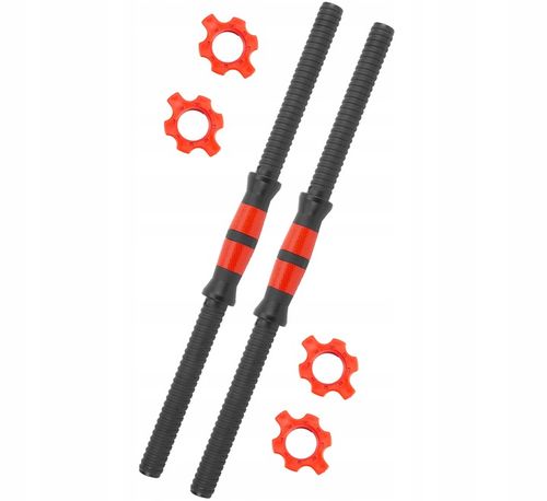 Hantle 2x30kg bitumiczne regulowane Z ŁĄCZNIKIEM zestaw 60kg GRYFY na Arena.pl