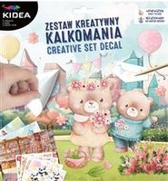 NAKLEJKI TRANSFEROWE - KALKOMANIA E KIDEA 0477