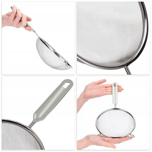 SITKO PRZESIEWACZ MĄKI KUCHENNE NIERDZEWNE 16 cm na Arena.pl