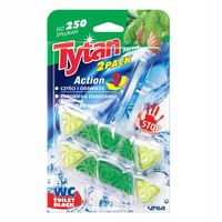 3w1 KOSTKA TOALETOWA WC TYTAN ACTION3 FOREST 2x40g