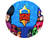Opłatek na tort Brawl Stars