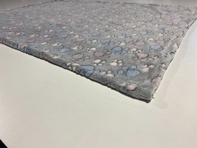 Koc Polarowy 100X70 Cm Łapy Ciemne zdjęcie 9