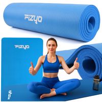 Mata do Ćwiczeń Jogi Fitness FIZYO Gimnastyczna Gruba NBR 183x61