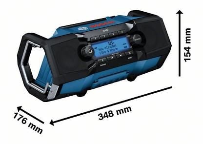 radio akumulatorowe gpb 18v-2 sc dab+/fm bluetooth 0*ah - b 6014a3100 na Arena.pl