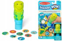 Sticker WOW Stempelki naklejkam żółw zestaw 300szt naklejek książka