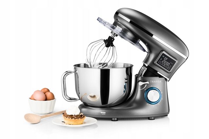 Robot planetarny z podgrzewaną misą Kuchenny Srebrny MISA 6L DUŻA MOC 3000W zdjęcie 9