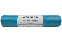 Worki na śmieci odpady Profil 35 L niebieskie 25szt
