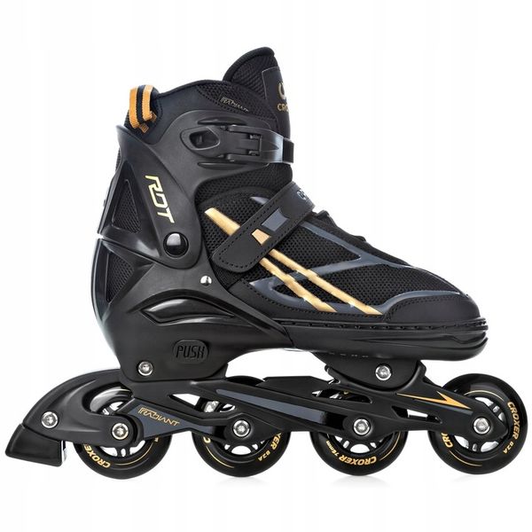 Rolki Regulowane Croxer Radiant Gold 42-45 Abec-9 zdjęcie 3