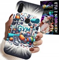 ETUI DO XIAOMI NOTE 7 - SIŁOWNIA GYM FITNESS SPORT CASE + SZKŁO