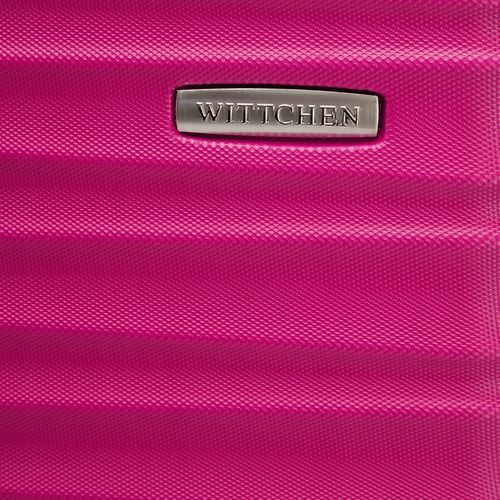 WITTCHEN średnia walizka z ABS-u żebrowana różowa na Arena.pl