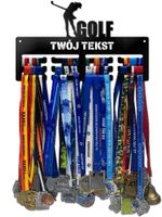 Wieszak na medale GOLF twoje imię dowolny tekst 304.1