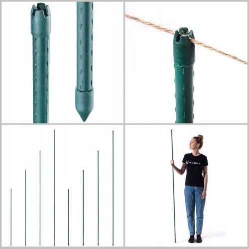 TYCZKA DO ROŚLIN PODPORA 180cm TYCZKI PALIK POMIDORÓW POWLEKANA 16mm na Arena.pl