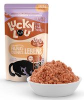 Zdrowa karma dla kota bez zbóż, cukru i GMO - Lucky Lou DRÓB i ŁOSOŚ 125g