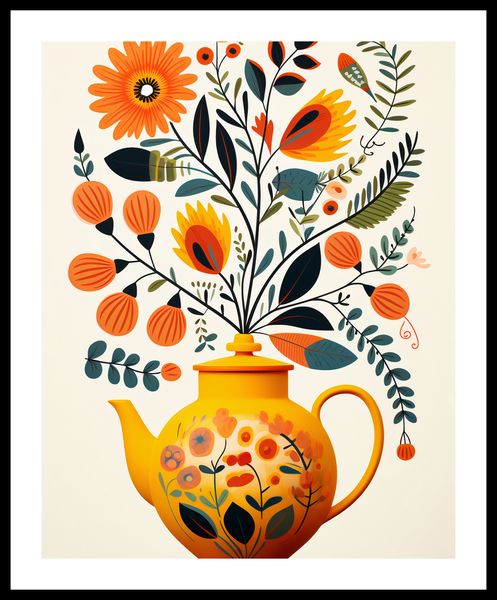 Plakat 40x50cm Bujna Herbata zdjęcie 3