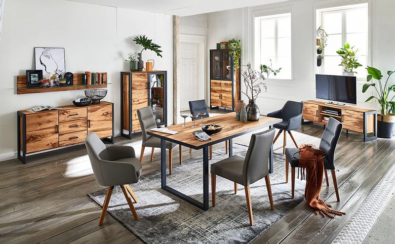 Komoda dębowa 3d3s loft duża zdjęcie 3