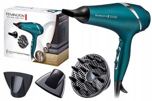 SUSZARKA DO WŁOSÓW REMINGTON Z DYFUZOREM JONIZACJA SENSOR Silnik AC-130km/h na Arena.pl