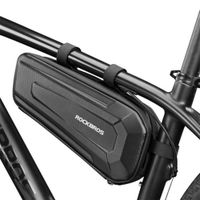 twarda torba rowerowa wodoodporna mocowana pod ramę 1.5l czarna