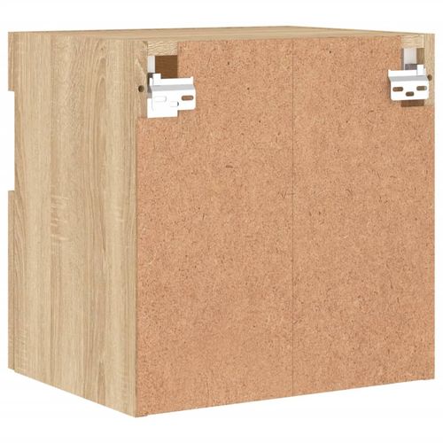 Ścienna szafka TV z LED, dąb sonoma, 40x30x40 cm na Arena.pl