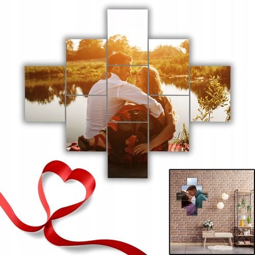 Obraz na płótnie prezent na walentynki rocznice ślubu dla niej dla niego na Arena.pl