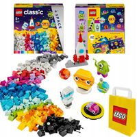 LEGO Classic Kosmos 11037 Kreatywne Planety Układ Słoneczny Świecące klocki