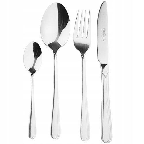 SZTUĆCE ZESTAW SZTUĆCÓW KOMPLET 24el dla 6 osob SOPHIE+PUDEŁKO POŁYSK na Arena.pl