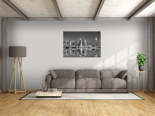 Obraz Manhattan nocą 100x70 PŁÓTNO na Arena.pl