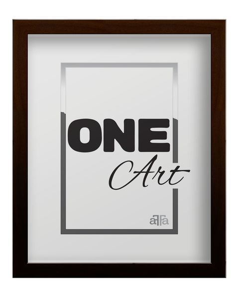 Ramka Hekla wyjątkowa 50x60 MDF plakat brązowy 1szt. zdjęcie 1