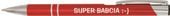 długopis metalowy 12szt SUPER BABCIA D73